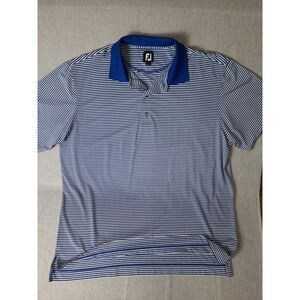 FJ‎ Men's 2XL Stripes Lightweight Performance Stretch Pullover Golf Polo